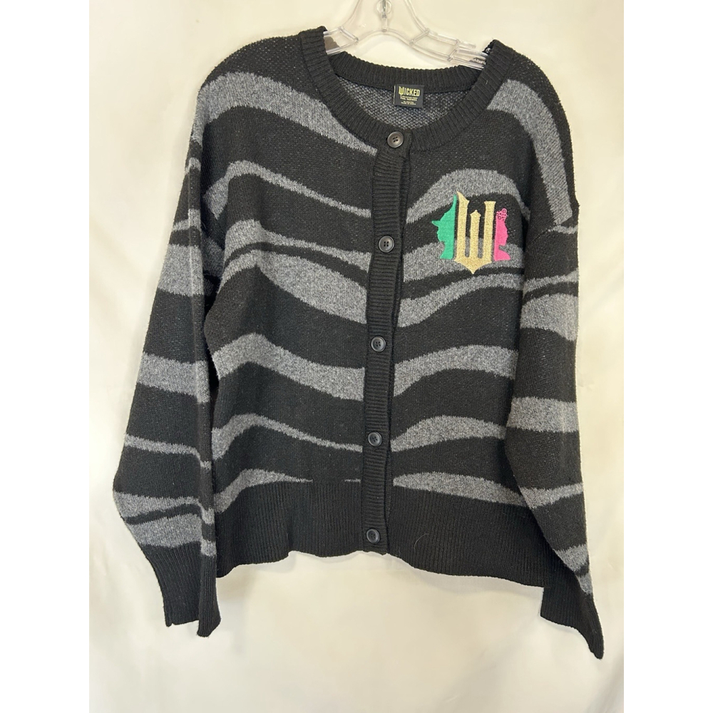 Wicked the Movie Paul Tazewell Collection Glinda Elphaba Cardigan Sweater XL